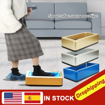 

Automatic Shoes Cover Dispenser Household Stepping Disposable Booties Maker Anti Droplet Dust Machine Shoe Cover For Home Safety