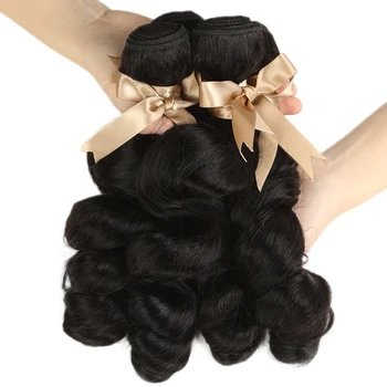 

Loose Wave 3 Bundles With Closure Remy Human Hair Weave Loose Deep 3 4 Bundles With Frontal Hair Extensions Free Shipping Allure