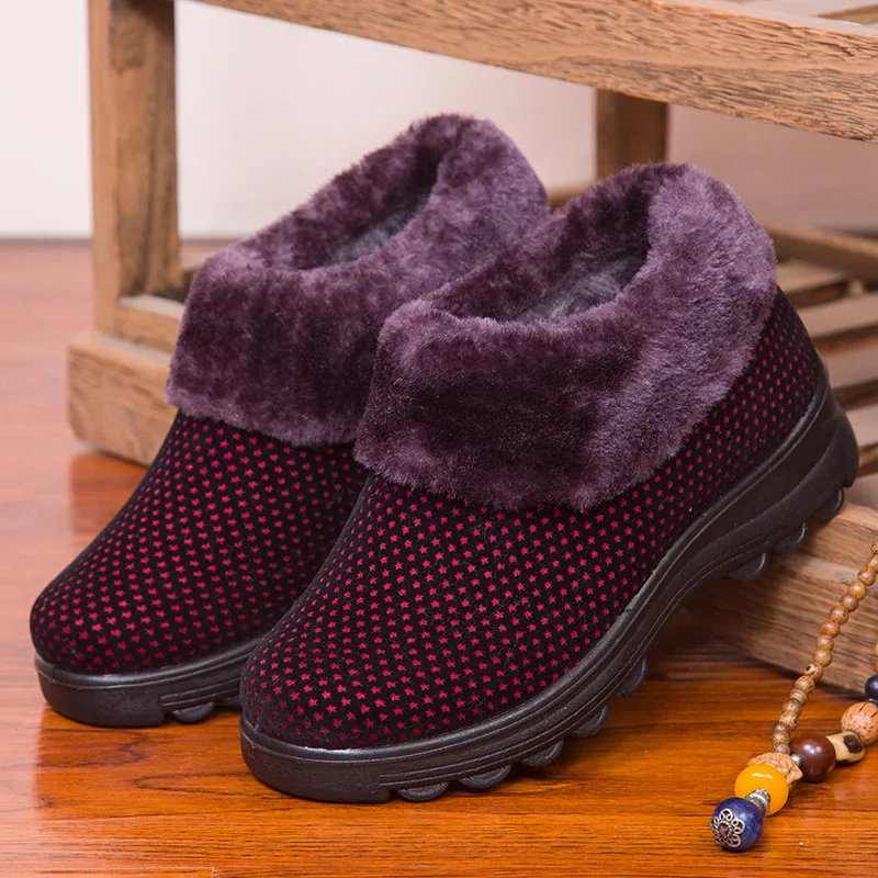 2020 Women's Winter Boots Keep Warm Female Shoes High Quality Ankle Boots For Women Chunky Womens Shoes Zapatos De Mujer