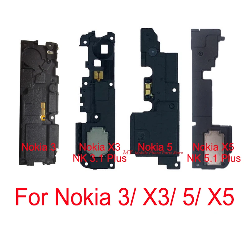 

2 PCS Loud Speaker Louderspeaker Buzzer Ringer Flex Cable For Nokia 3 5 X3 X5 3.1 5.1 Plus 3.1+ 5.1+ Loudspeaker Modules Flex