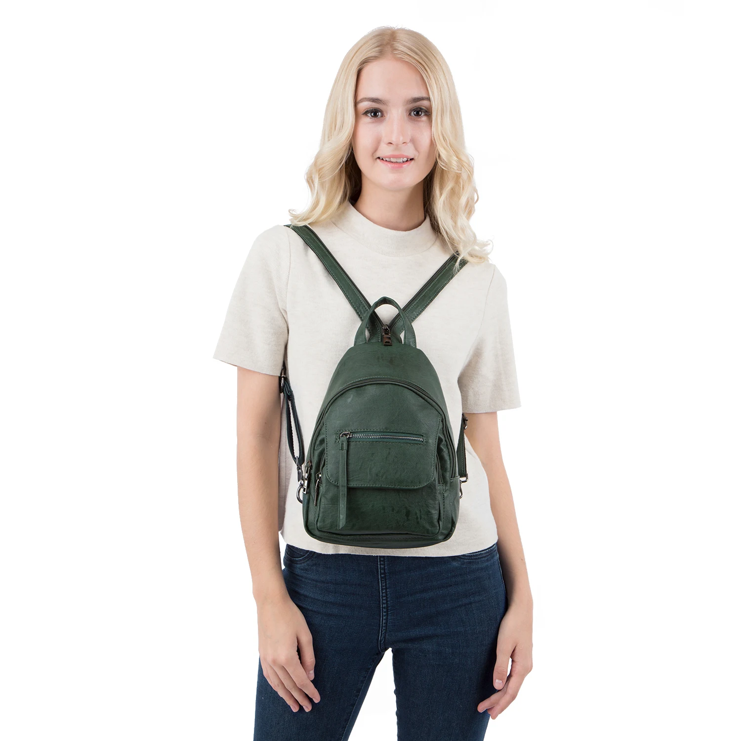 Amelie galanti роскошный кожаный рюкзак женский дорожный мини рюкзак Mochilas Школьные сумки женская сумка на плечо модный