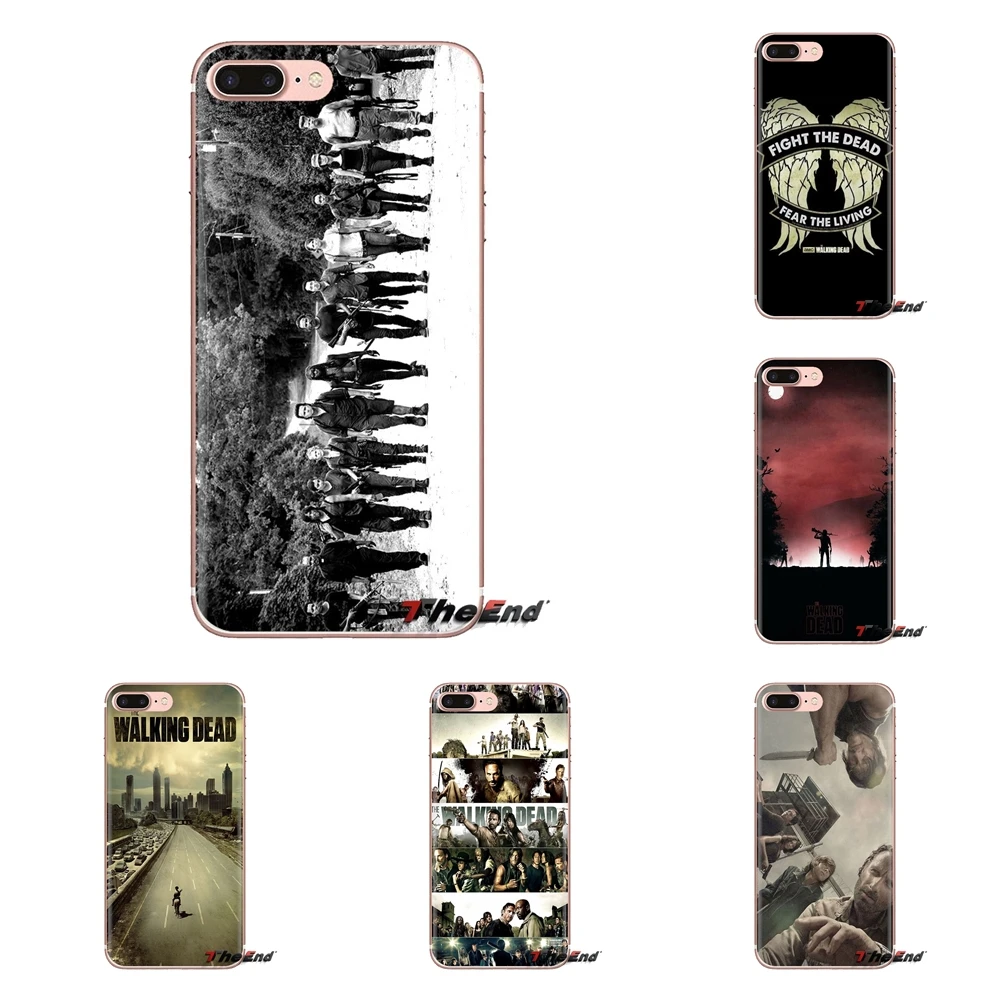 Walking Dead для Xiaomi Mi3 samsung A10 A30 A40 A50 A60 A70 Galaxy S2 Note 2 большое ядро Prime мягкие прозрачные