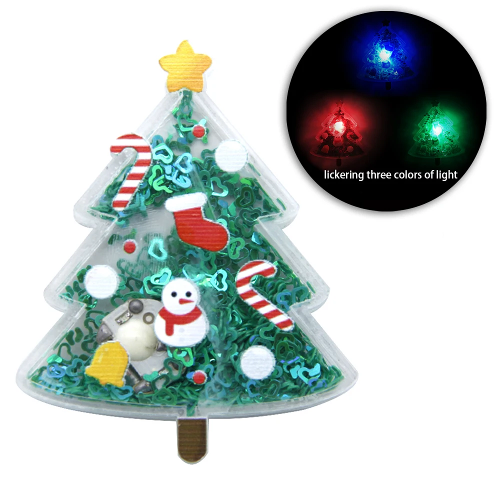 David accessories рождественские блестки световой эффект сыпучего песка с подсветкой шейкер украшения из акрила 1 шт, материал "сделай сам", 1Yc7509 - Color: 53x71mm