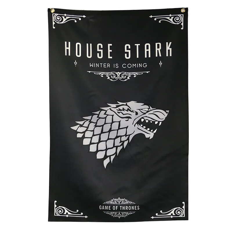 STRAK YAZANIE Игра престолов пользовательские флаги ARRYN семья Баратеонов DUTY HONOR GREYJOY STRAK TARYARGEN TYRELL LANNISTER флаги и баннер - Цвет: STRAK