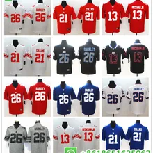 Мужчины Нью-Йорк Saquon Barkley Odell beckbebeham Jr Landon Collins Vapor Untouchable Limited игрок Джерси