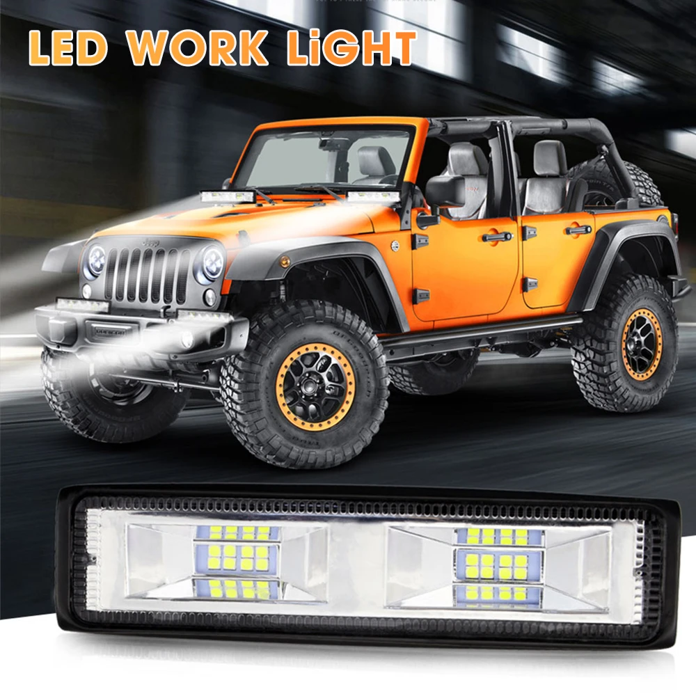 Car Flood Light Led Lights Off road Vehicle 12 Volt Spotlight Motion
