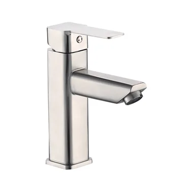 

304 stainless steel hot and cold basin faucet
