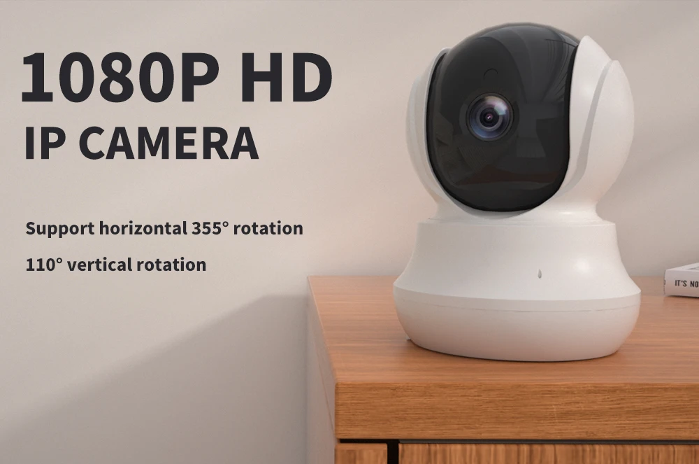 HFWS Ip Video Surveillance Camera With Wifi 1080P 2MP Security Camera Home Wirele Cctv Infrared Night Vision Mini Cameras Indoor