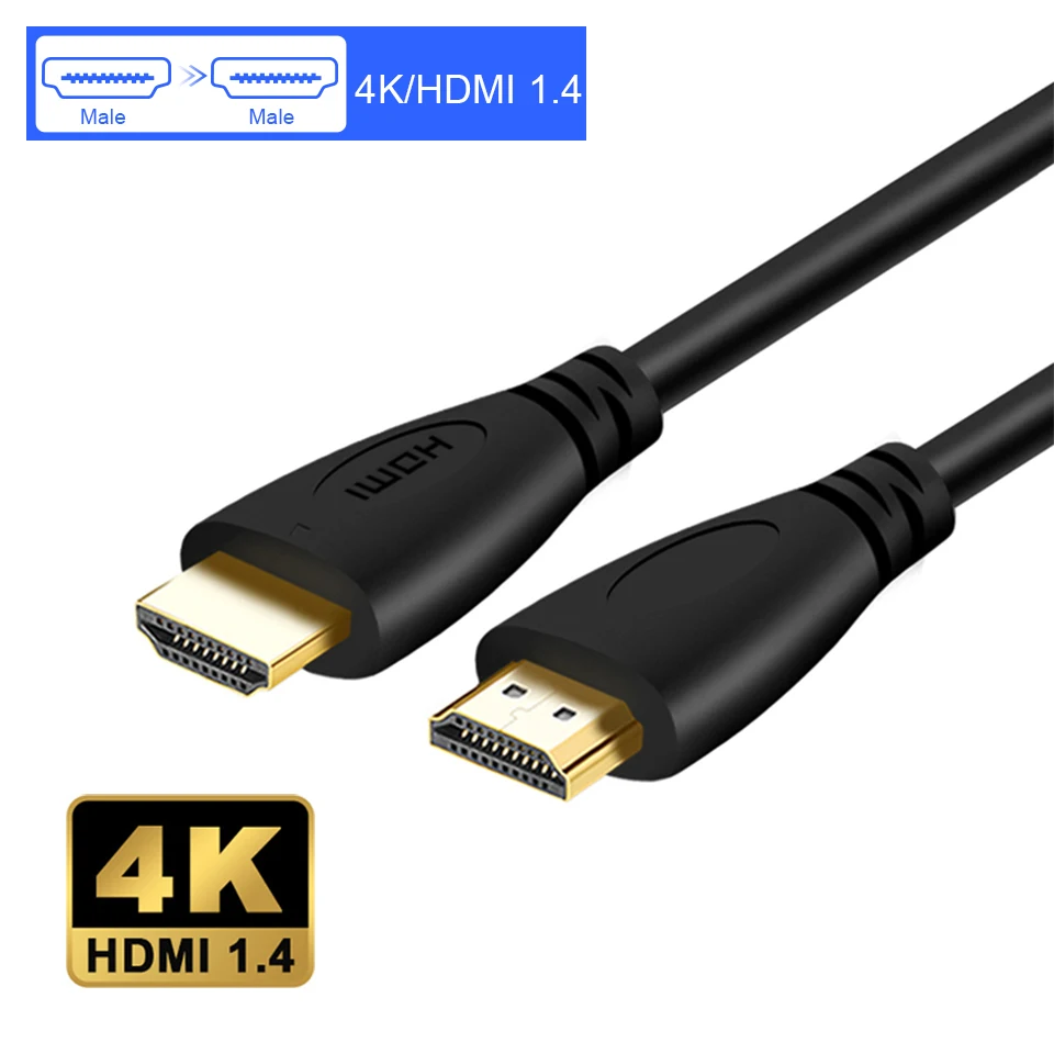 QGeeM 4K HDMI Compatible Extension Cable Extender HDMI 2.0 Adapter for Xiaomi Xbox Serries X PS5 TV Box Laptops HDMI Splitter 4k hdmi cable