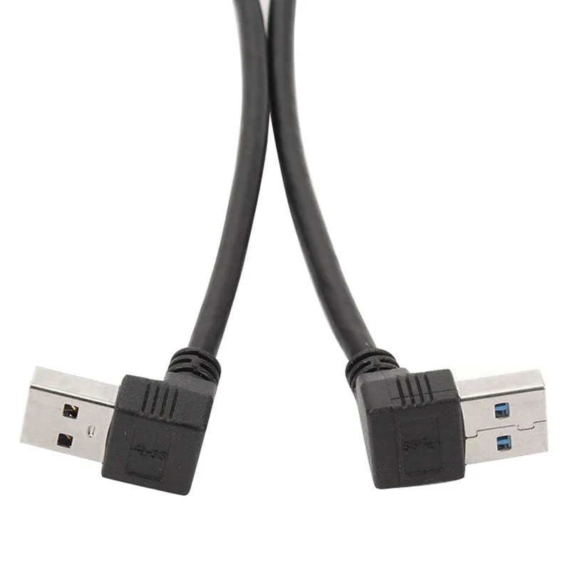 2 шт Usb 3,0 угол 90 градусов удлинитель адаптер «Папа-мама» шнур данных, вверх и вниз