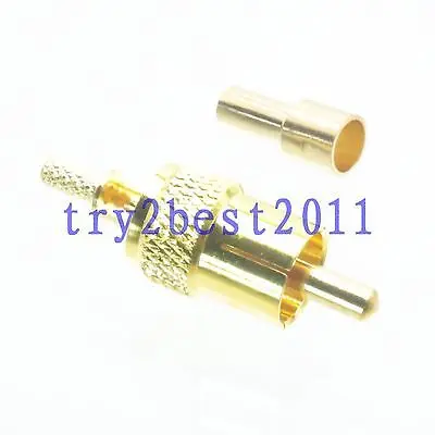 DHL/EMS 50 шт. разъем RCA TV штекер штырьковый обжим RG174 RG316 LMR100 коаксиальный Прямой-C1