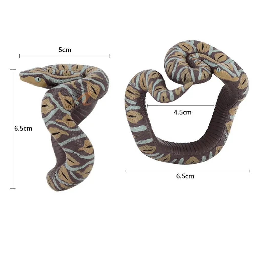 Novelty toy simulation snake resin fake snake bracelet scary rattlesnake cobra horror funny birthday party toy joke prank gift