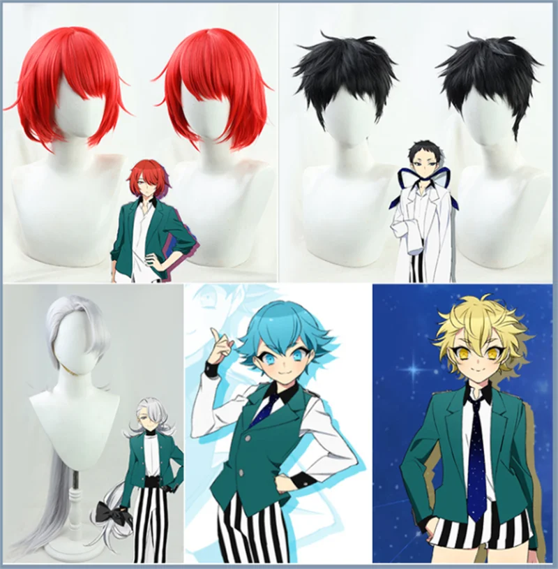 Парик для косплея бишонен тантеидан дудзима маюми/сутуин манабу/сакигучи нагахиро/фукуру миширу/ашикага хьюта/юбива сусаку