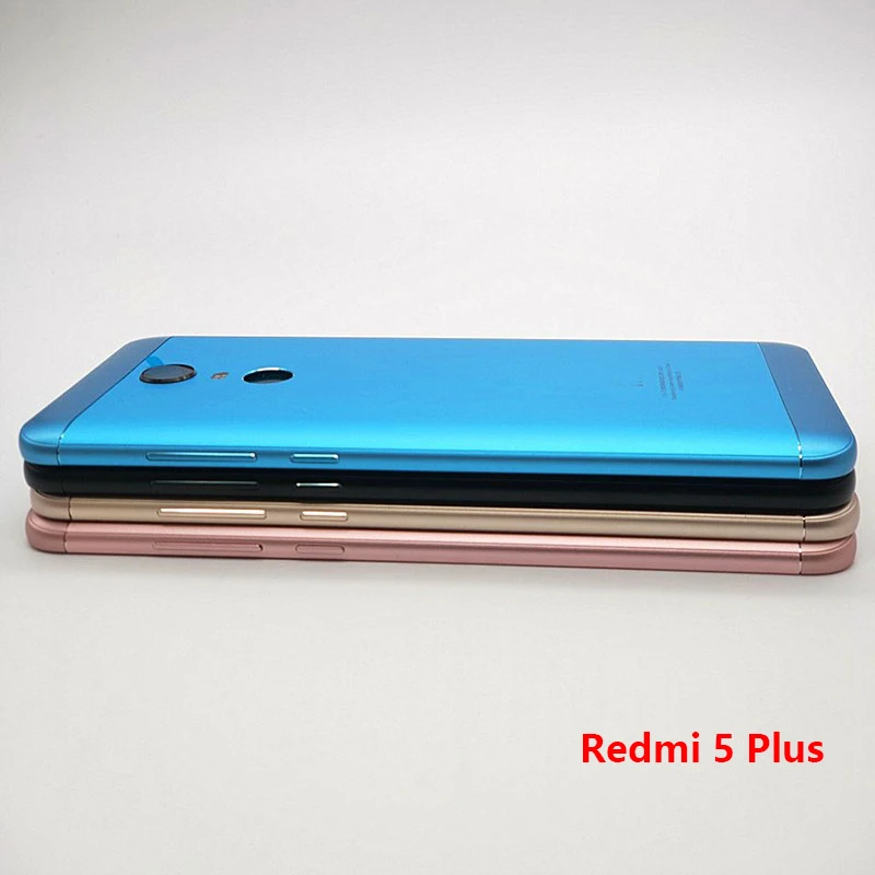 Для Xiaomi Redmi 5 5A 5 Plus корпус батарея задняя крышка чехол с кнопкой громкости питания для Xiaomi Redmi 5 Plus 5 5A корпус батареи