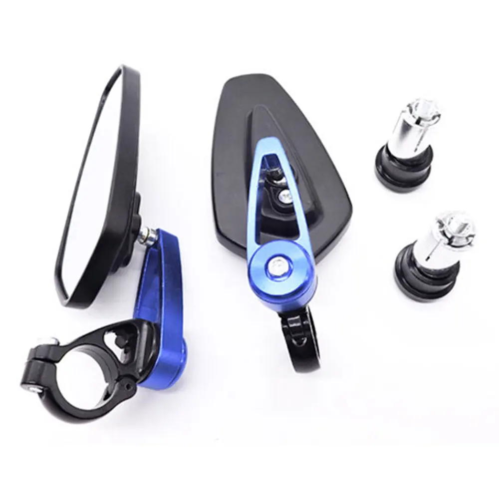 Модифицированное зеркало заднего вида 10,2*5 см из алюминиевого сплава, модификация мотоцикла, боковые зеркала для мотоцикла, прочный автомобиль