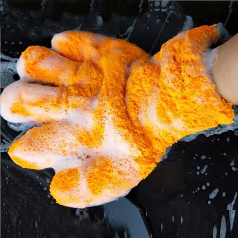 CDWTS Ultra-Luxury Microfiber Car Wash Gloves Car Cleaning Tool Home use Multi-function Cleaning Brush Detailing