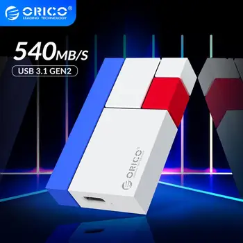 

ORICO Chroma External SSD Hard Drive 1TB 500GB 250GB M.2 Mini Portable SSD USBC 3.1 540M/S Colorful High Speed Solid State Drive