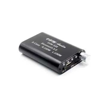 

VHM-338 Mini Bluetooth 5.0 Digital Amplifier Hifi Stereo Wireless Audio Receiver Power Amp 100W+100W Car Sound Amplifiers