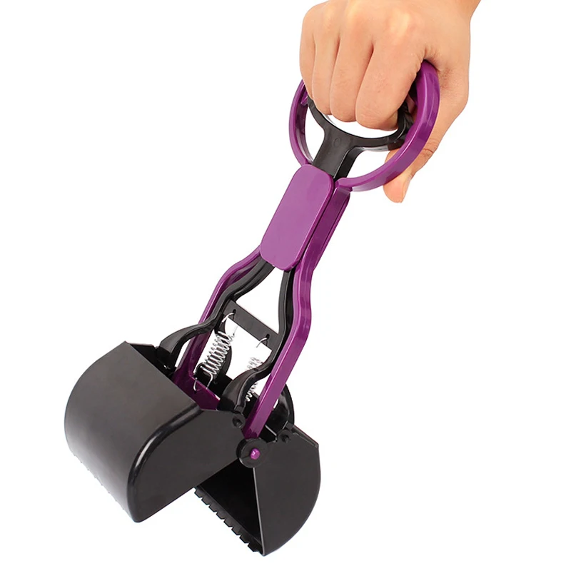 Mosodo pet пластиковые Pooper Scooper собака кошка цзиа Бянь qi будет подбирать коробку фекалий коллектор фекалий клип выход кошка собака Универсальный