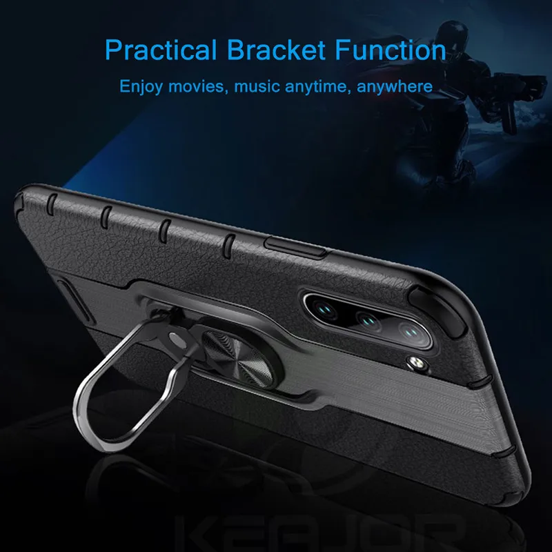

New Style Case For Samsung Galaxy Note 10 Pro Case Ring Holder Armors TPU & PC Silicone Cover For Samsung Galaxy Note 10 10 plus
