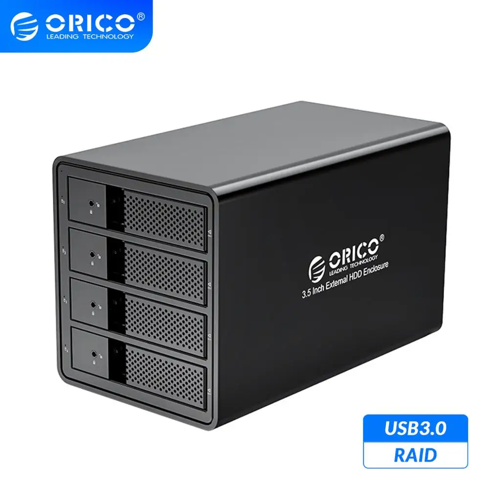 Док станция ORICO 95 Series 4 Bay док для HDD 3 5 дюйма USB3.0 с поддержкой Raid UASP 64 ТБ внутренней