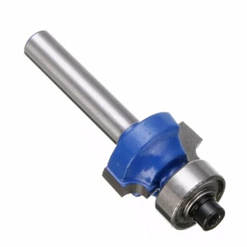

1/4 Shank Router Bit Round Cutter Woodworking Chisel Trimmer Milling Cutter Kit