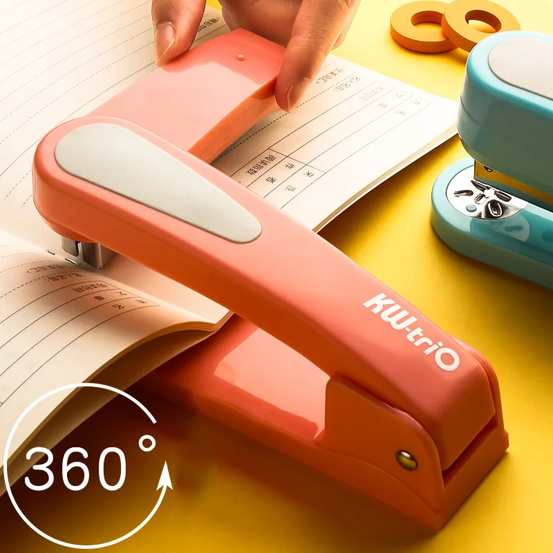 360 Вращение сверхпрочный степлер использовать 24/6 скобы легко длинный школьный