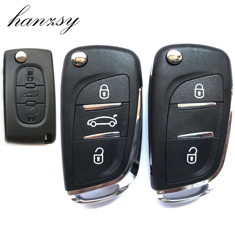 Details about  / Yellow Silicone Case Cover For Peugeot 207 307 407 607 Flip Remote Key PUT3YE