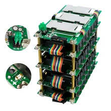 Caso della banca di potere 18650 29.4v supporto della batteria 7S di potere della parete balancer PCM pcb 20A 40A 60A bms batteria box per il fai da te kit ebike batteria(China)