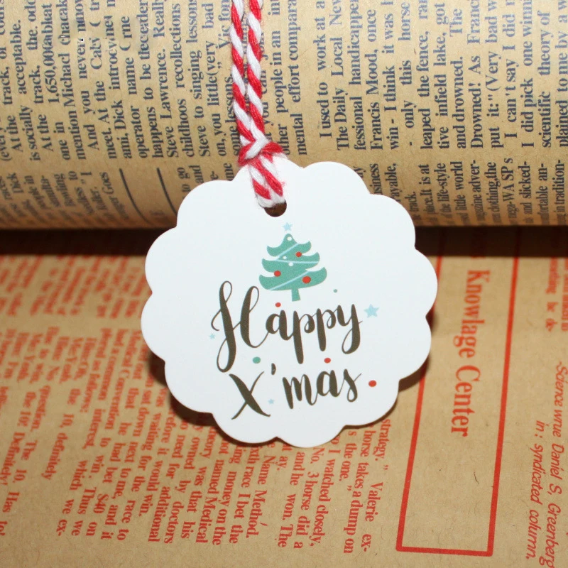 产品SKU_Happy X'mas 圣诞快乐许愿卡(6)