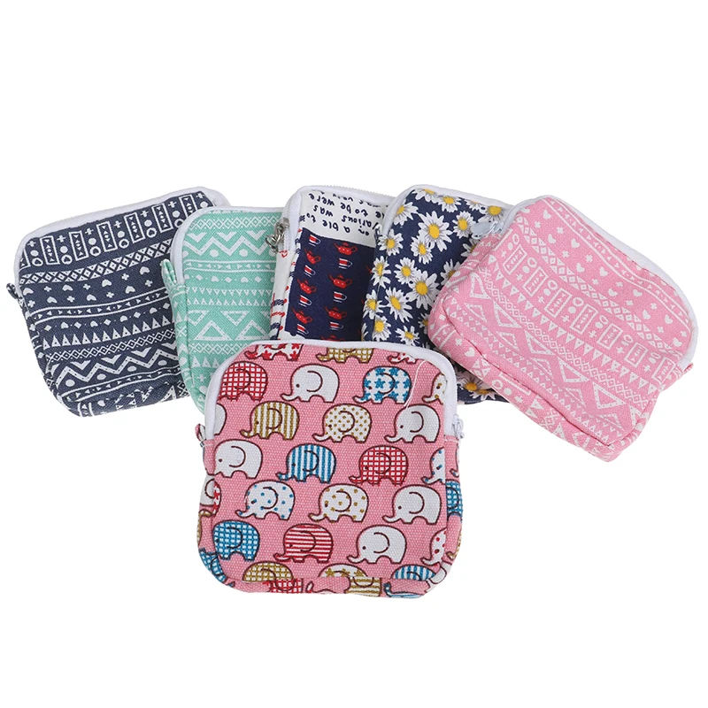 Makeup Bag Multi-functional Wet Bag Reusable Bag For Mama Cloth Pads Menstrual Pad Sanitary Pads Bags Can Be Coin Makeup Tool