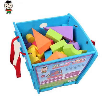 

Eva Educational Early Childhood Parent And Child Foam Software Building Blocks Toy Model Gift Gift Package Frame-Building Blocks