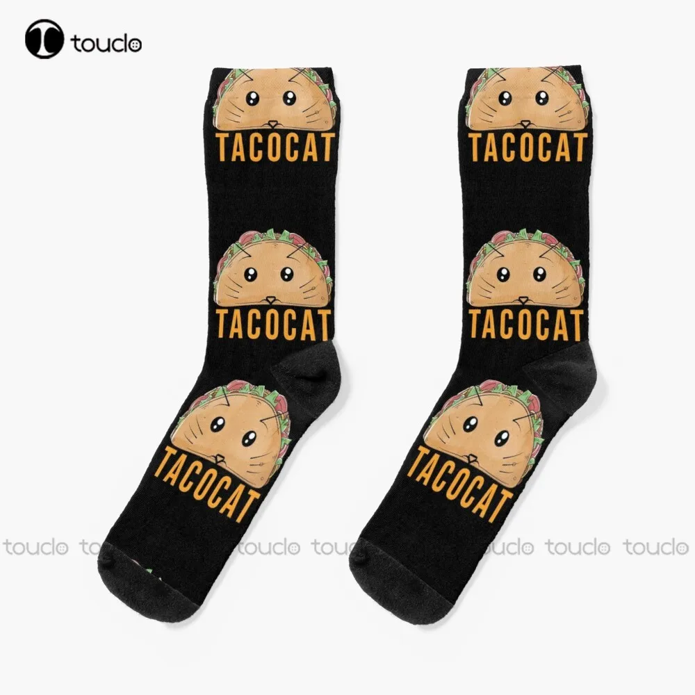 

Taco Cat Socks Women Workout Sockss Christmas New Year Gift Custom Gift Unisex Adult Teen Youth Socks 360° Digital Print Sock