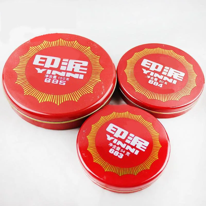 1pc Red Round Inkpad Portable Office Accounting Tin Box Ink Pad Diy Scrapbooking Calligraphy Inkpad Stamp Sealing Decoration 3d Printer Parts Accessories Aliexpress