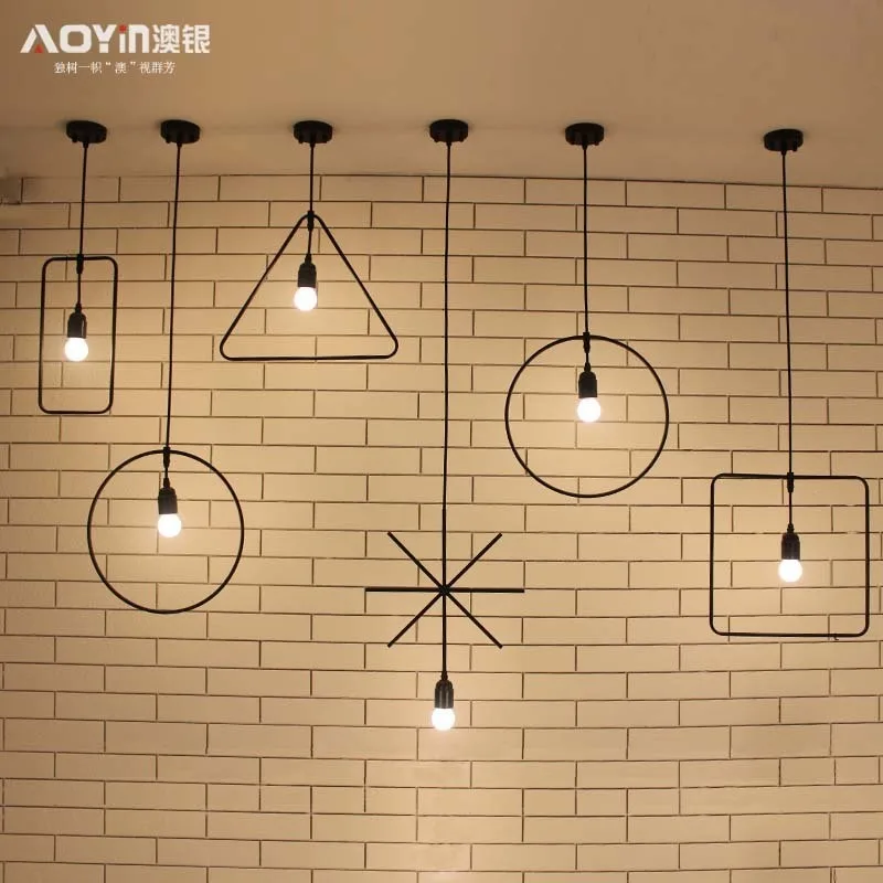 

Loft American Retro Industrial Single Clothing Store Coffee Shop Pendant Light pendant lights
