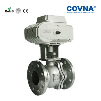 

ANSI Flange 6'' Motorized Flanged Ball Valve On Off Type Two Ways 150LB Stainless steel 304