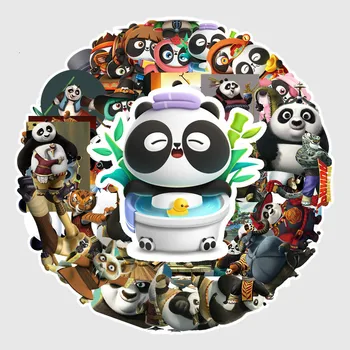 

10/53PCS Kung Fu Panda Cute Sticker Classic Graffiti For Suitcase Laptop Skateboard Styling Phone Luggage Decals Toy Stickers
