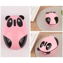 Rechargeable Wireless Bluetooth Mouse Cute Cartoon Panda Shape Silent Mouse for PC Laptop Tablet