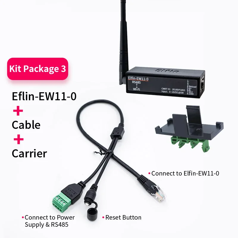Последовательный мини сервер EW11 RS485 для Ethernet ModbusTCP последовательный