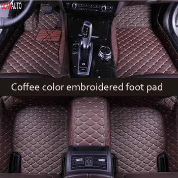 

Leather Custom car floor mats for Mercedes Benz all models E C GLA GLE GL CLA ML GLK CLS S R A B CLK SLK G GLS GLC vito viano