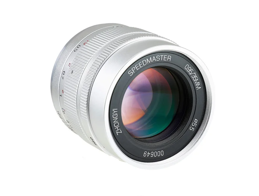 Линзы Mitakon Zhongyi 35 мм f/0 95 II для Fujifilm XF X T2 T3/ Canon EOS M M5 M50 M6/ Sony E A6300 A6400 A6600 / M4/3 MFT
