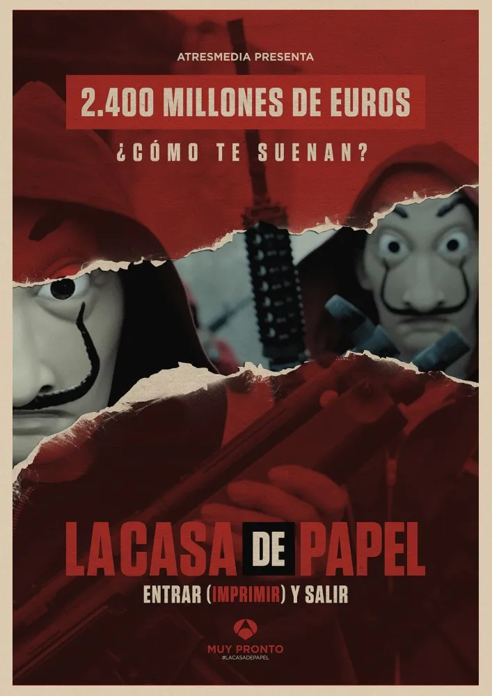 Постеры La Casa De Papel постеры ретро крафт бумага художественные настенные украшения