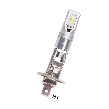 

1X Auto Headlamps CSP H1 80W Canbus Front Fog Light H3 6SMD Bulb Headlights Car LED Fog Lights