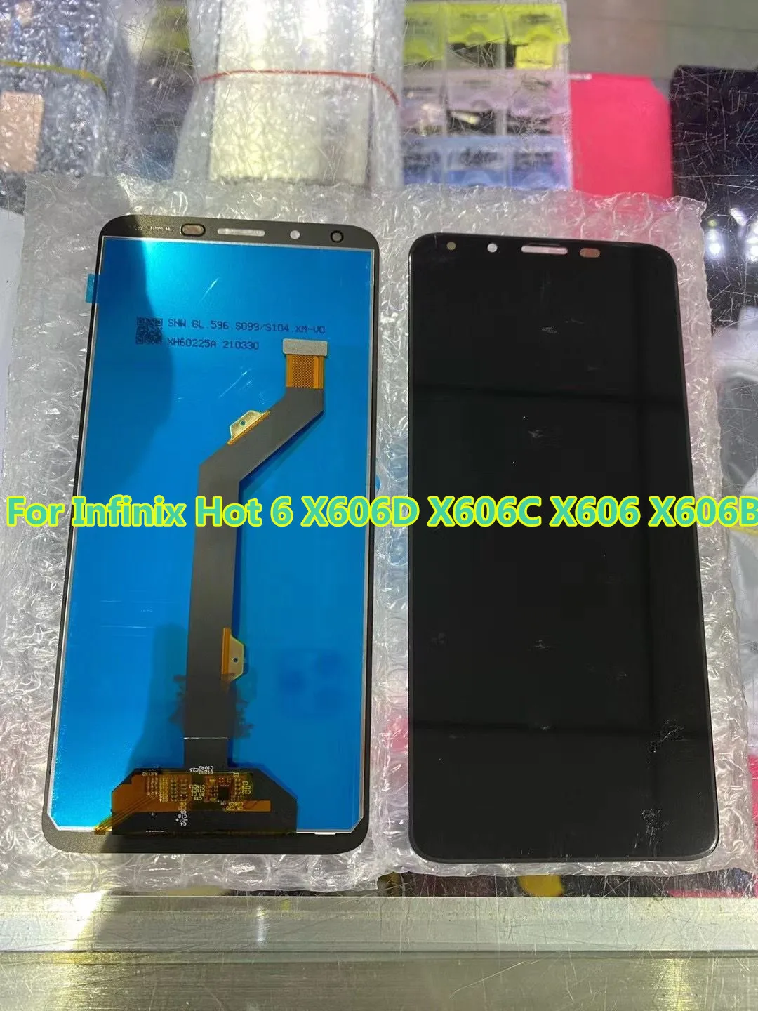 Black 6.0 inch NEW For Infinix Hot 6 X606D X606C X606 X606B LCD Display Touch Screen Digitizer Assembly Replacement parts | Мобильные