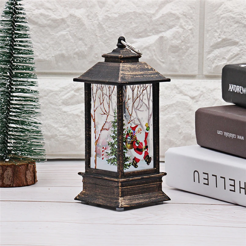 Artificial flame lamp small oil lamp Christmas candle with LED tea light candle Christmas decoration party lampara de luna 30N26 (12)