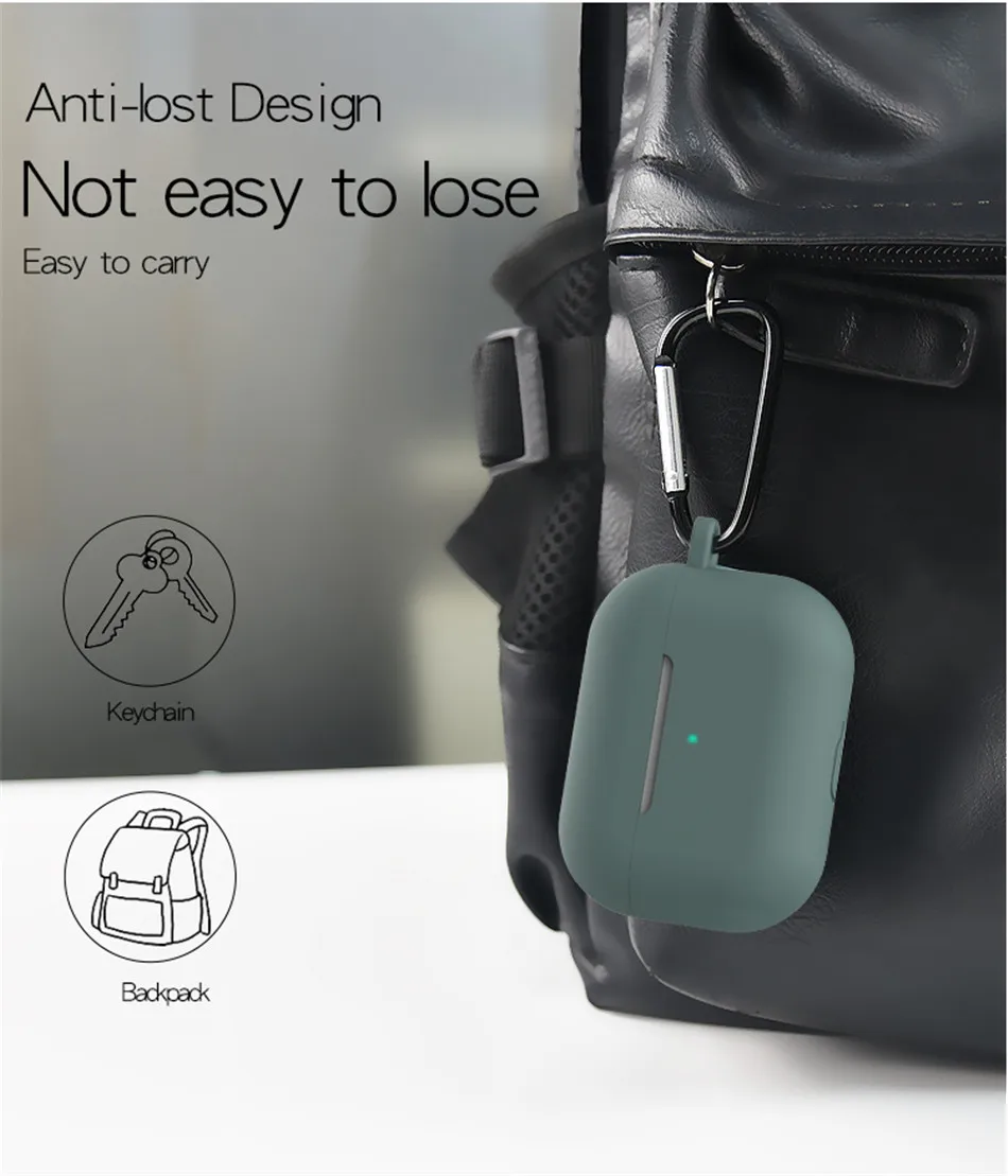 OTTWN Однотонная одежда силиконовый чехол для AirPods Pro 3 Защитная крышка из 5-ти предметов bluetooth Наушники Аксессуары для airpods pro Чехол