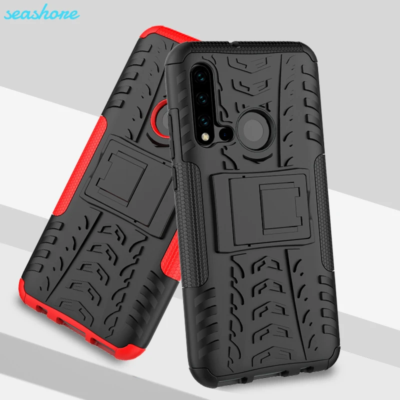 

Case For Huawei P20 lite 2019 Case Cover Silicone Soft TPU + PC Heavy Duty Armor Back sFor Huawei P9 Lite 2019 Case Coque Fundas