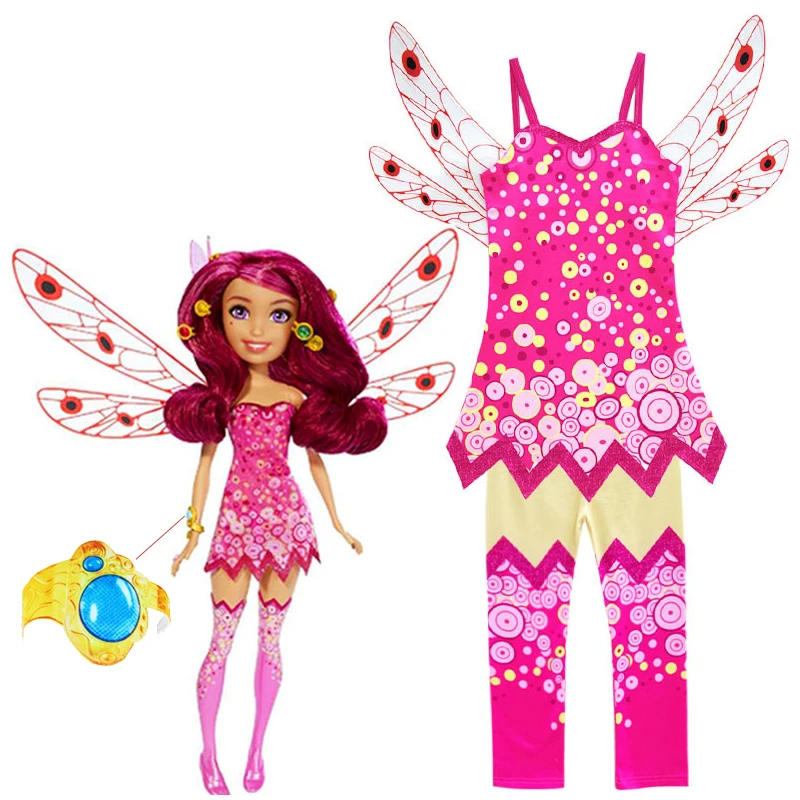 Милые комплекты одежды для детей; Миа; маскарадные костюмы на Хэллоуин для девочек; Миа и я; одежда для дня рождения, карнавала; Миа; кольцо на руку