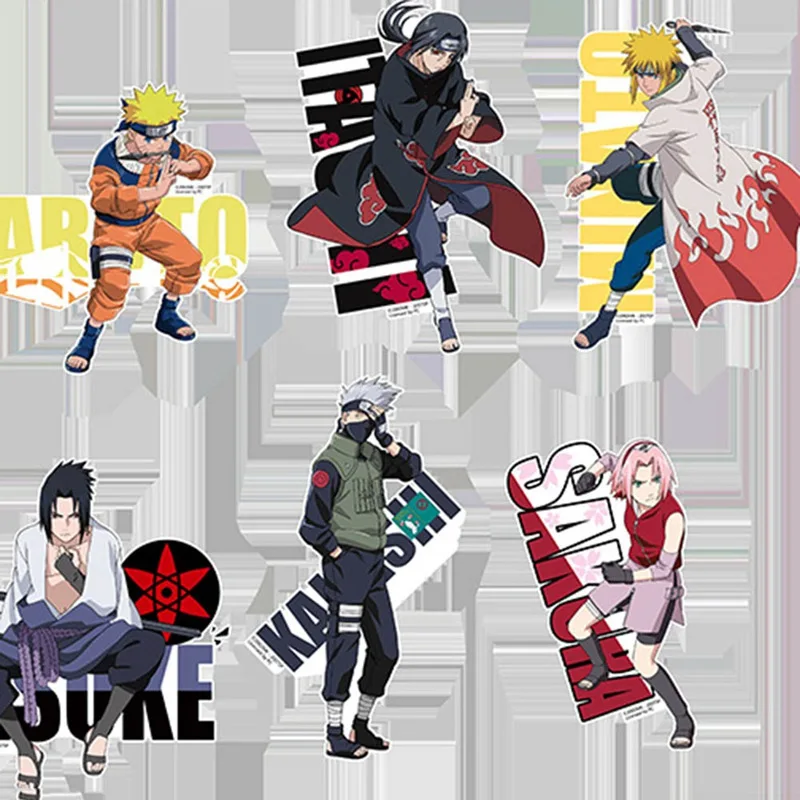 Стикеры японского аниме стикеры Naruto с мультипликационным принтом для сноуборда