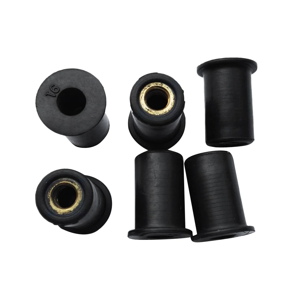 8 Pieces / Set Paddle Clip Holder with Rubber Well Nuts Kayak Canoe Boat Dinghy Accessories - Durable & Lightweight